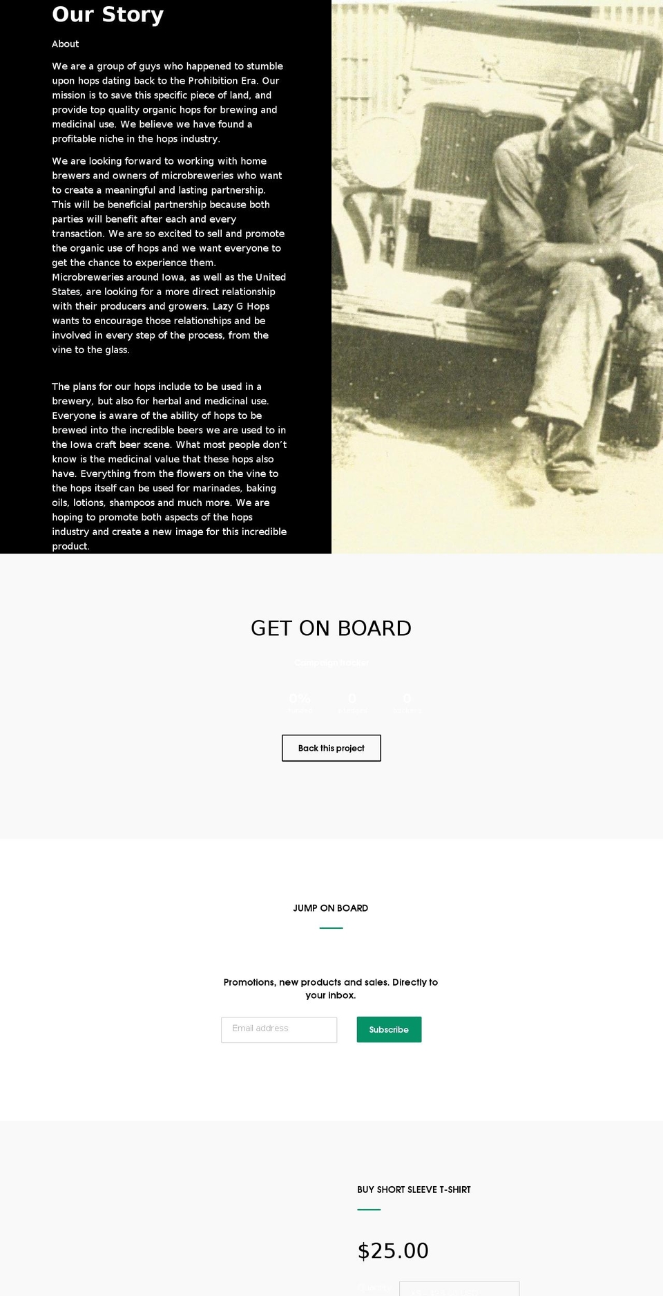lazyghops.com — Shopify storefront screenshot