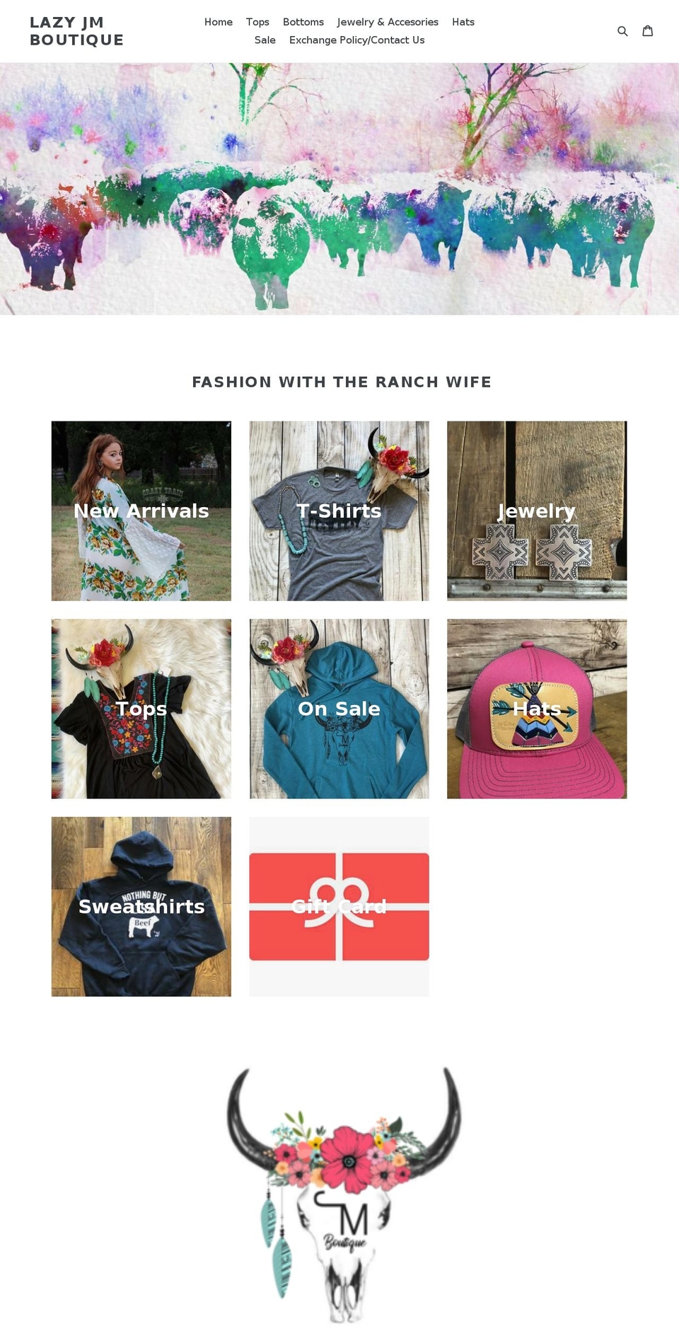 lazyjmboutique.com shopify website screenshot