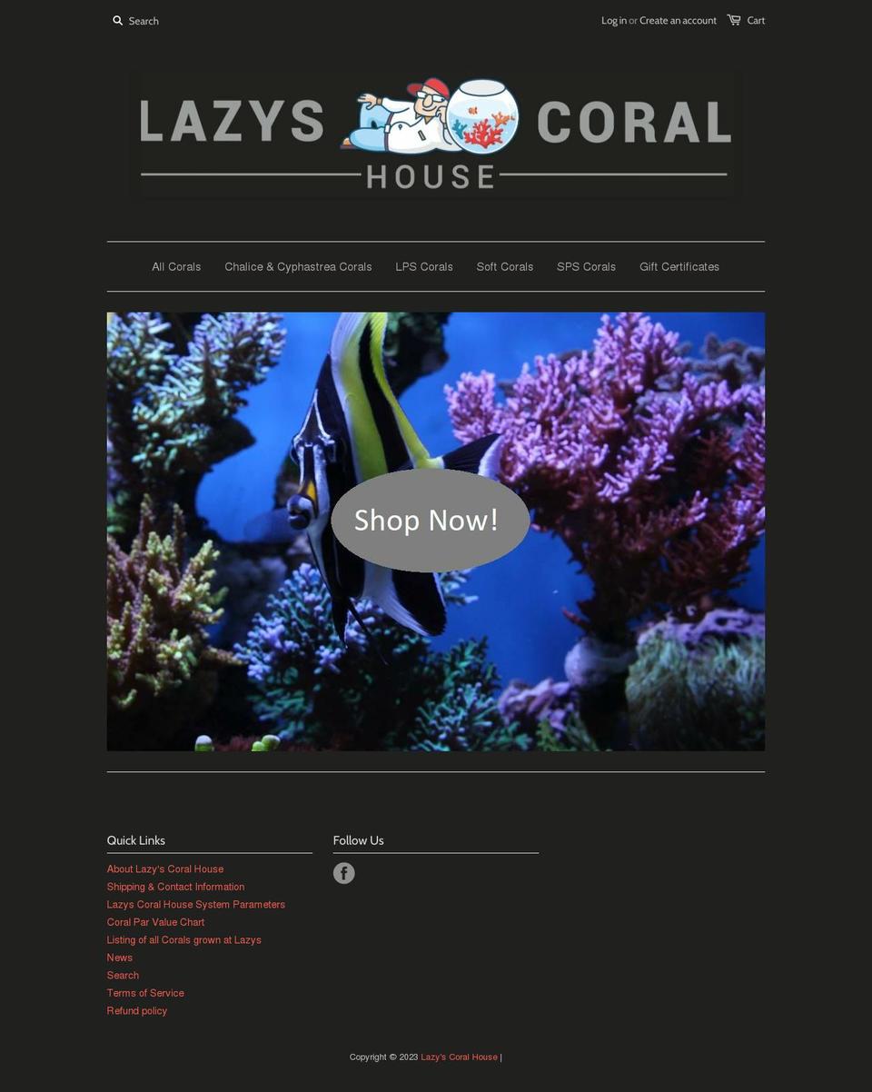 lazys-frag-house.myshopify.com — Shopify storefront screenshot