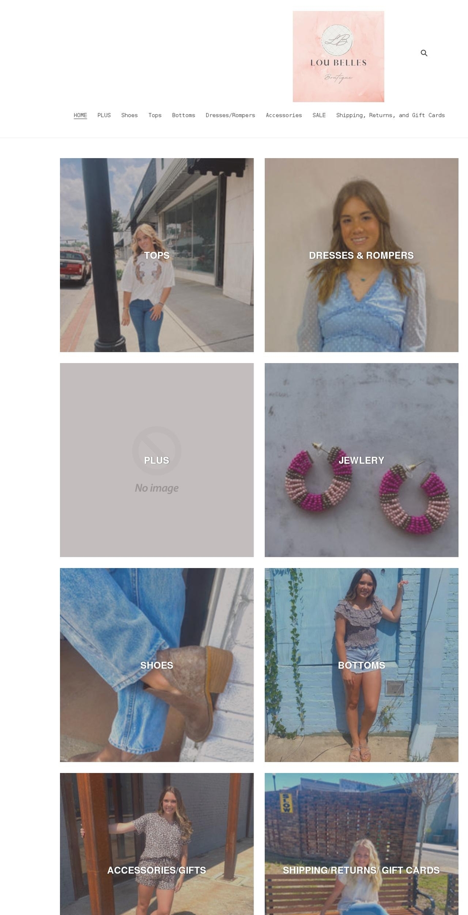 lbclothingaccessories.com shopify website screenshot
