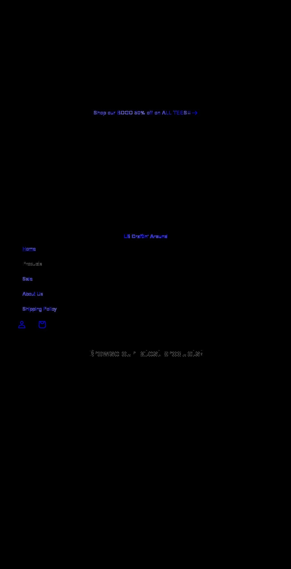 lbcraftin.com shopify website screenshot