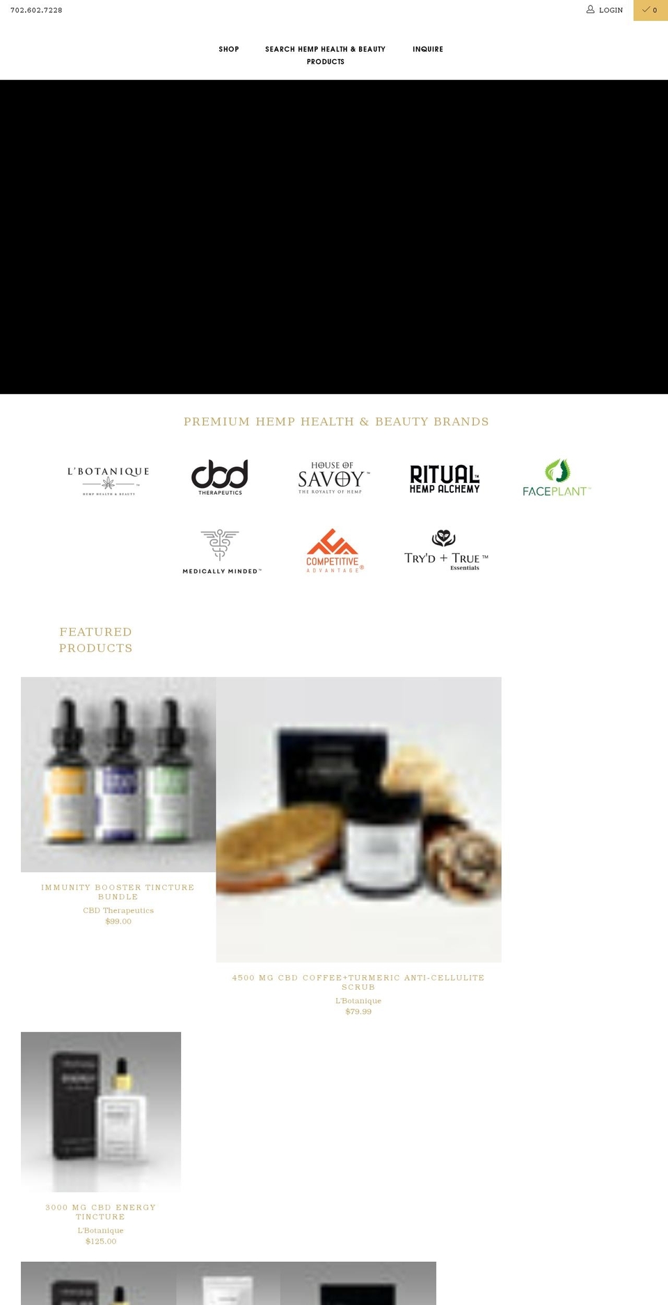 lbotanique.com shopify website screenshot