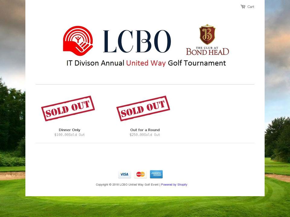 lcbounitedwaygolf.com shopify website screenshot