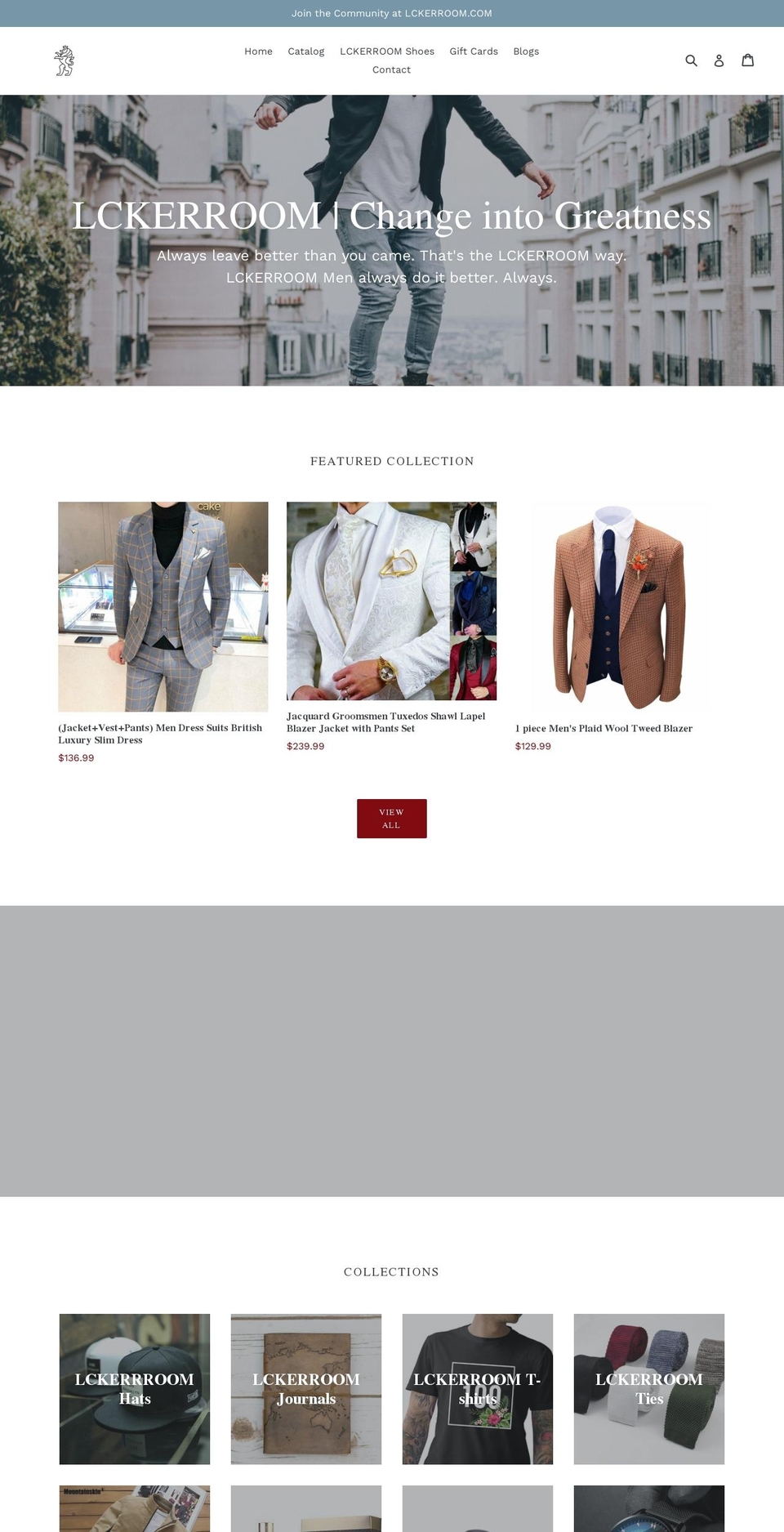 lckershop.com shopify website screenshot
