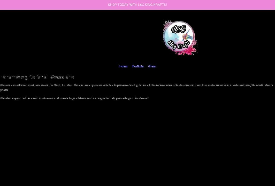 lckingkrafts.com shopify website screenshot
