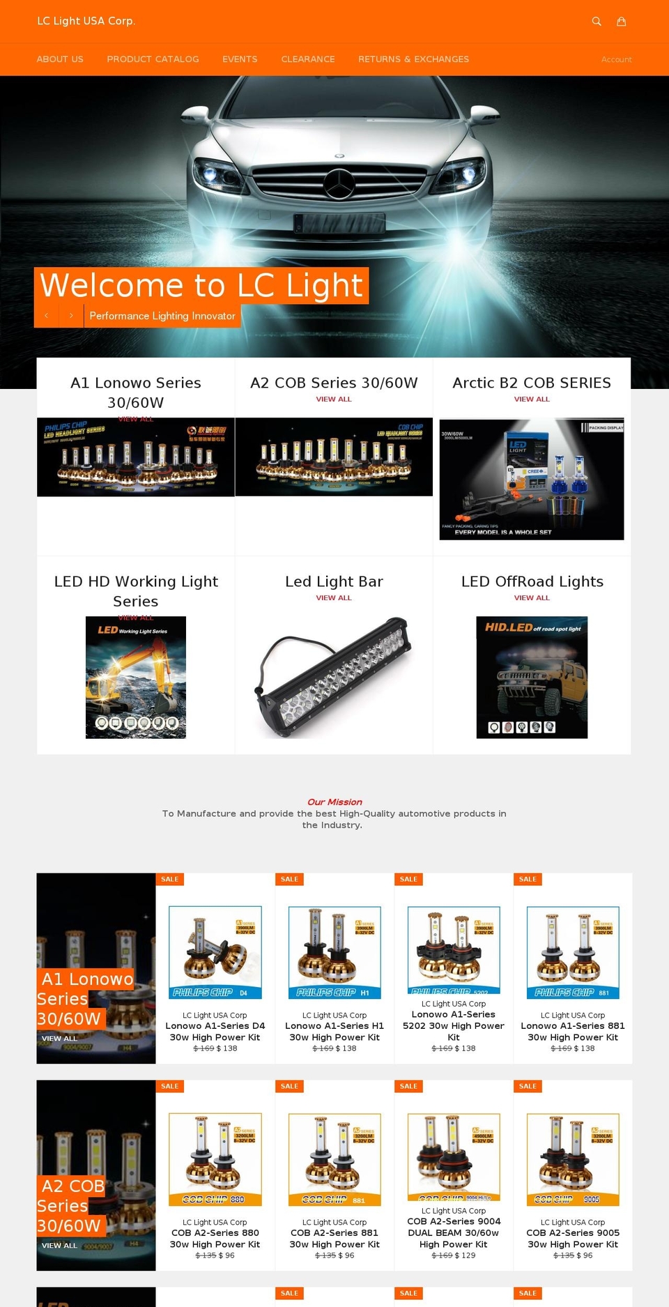 lcphilips.com shopify website screenshot