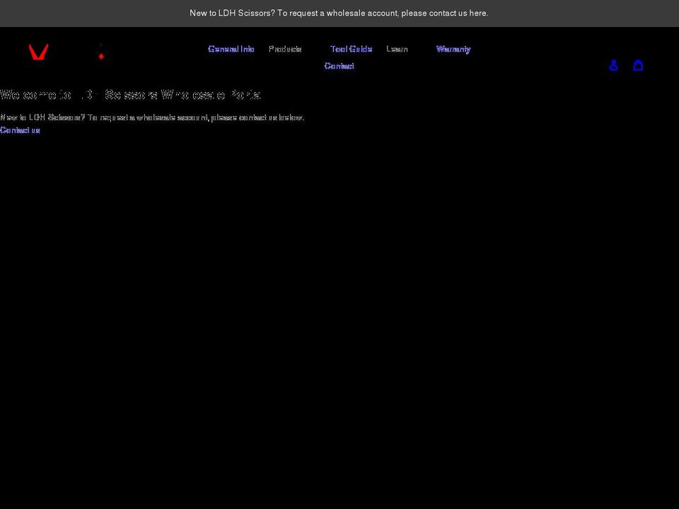 ldhwholesale.com shopify website screenshot