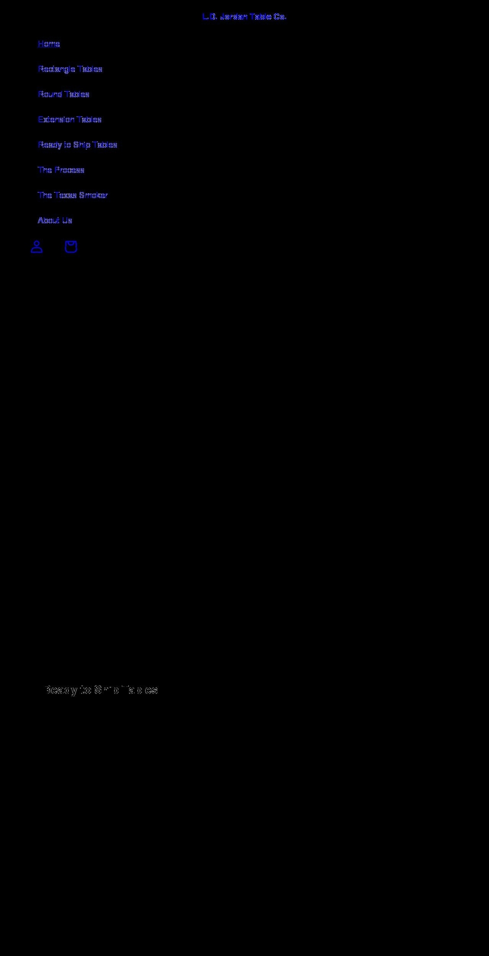 ldjordantableco.com — Shopify storefront screenshot