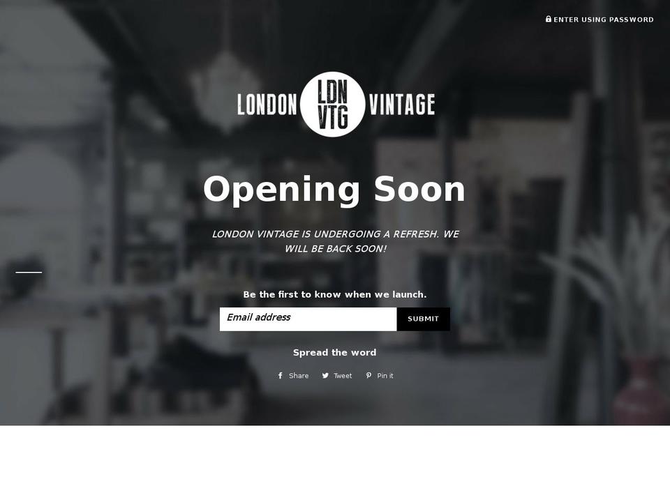 ldnvtg.com shopify website screenshot