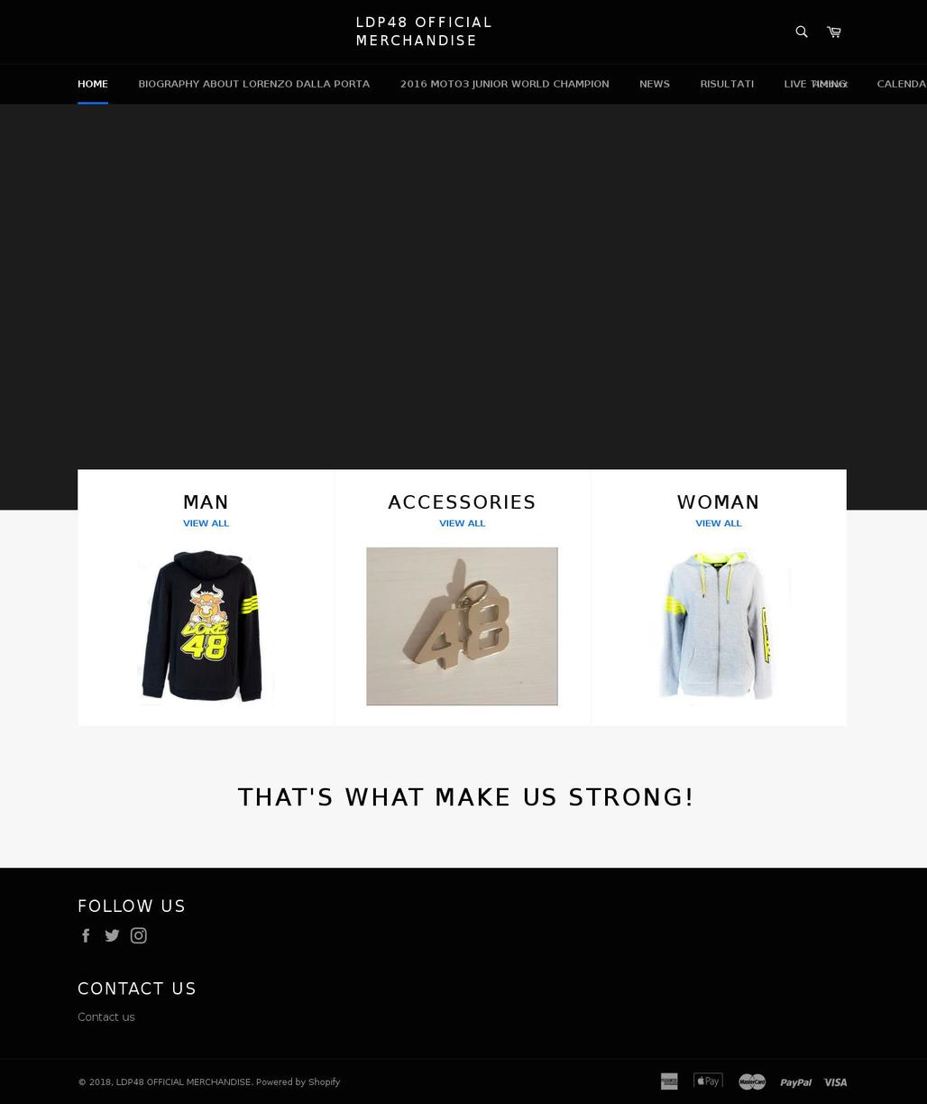 ldp48.com — Shopify storefront screenshot