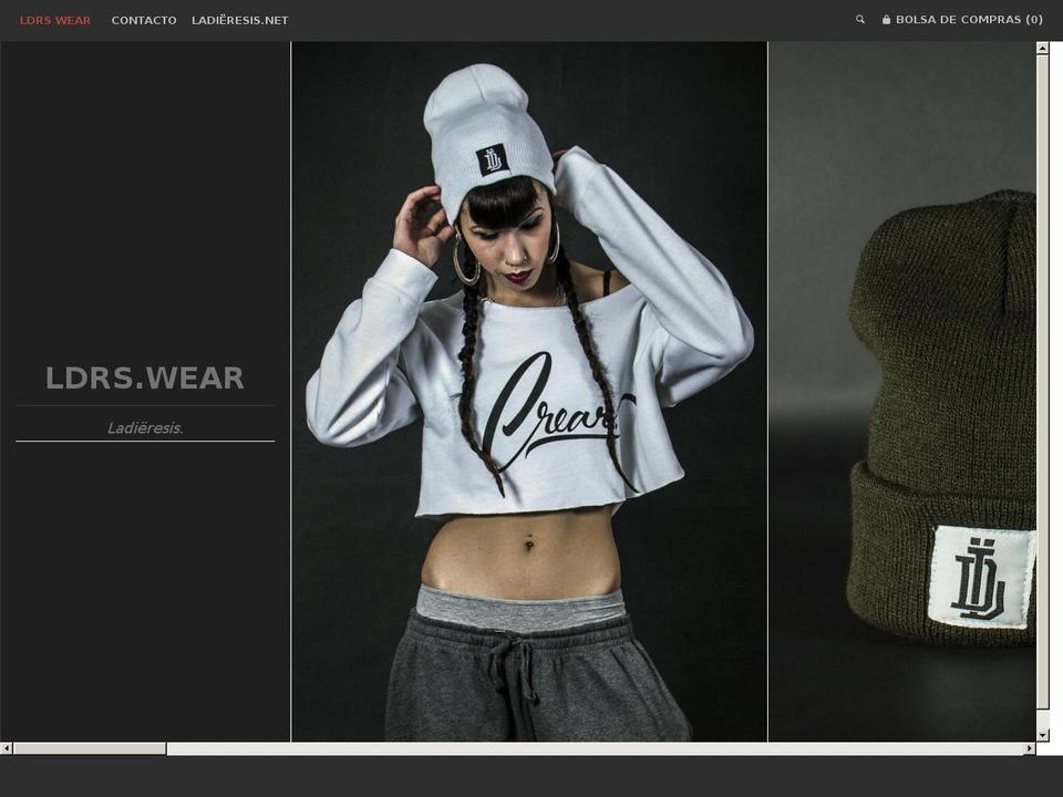 ldrswear.net shopify website screenshot