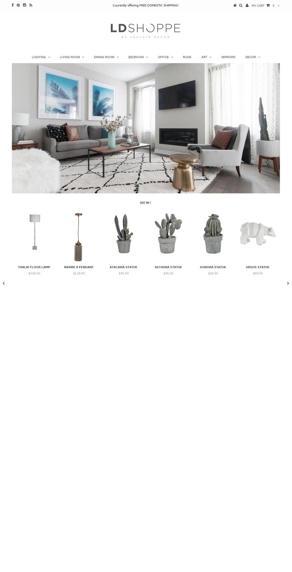 ldshoppe.com shopify website screenshot