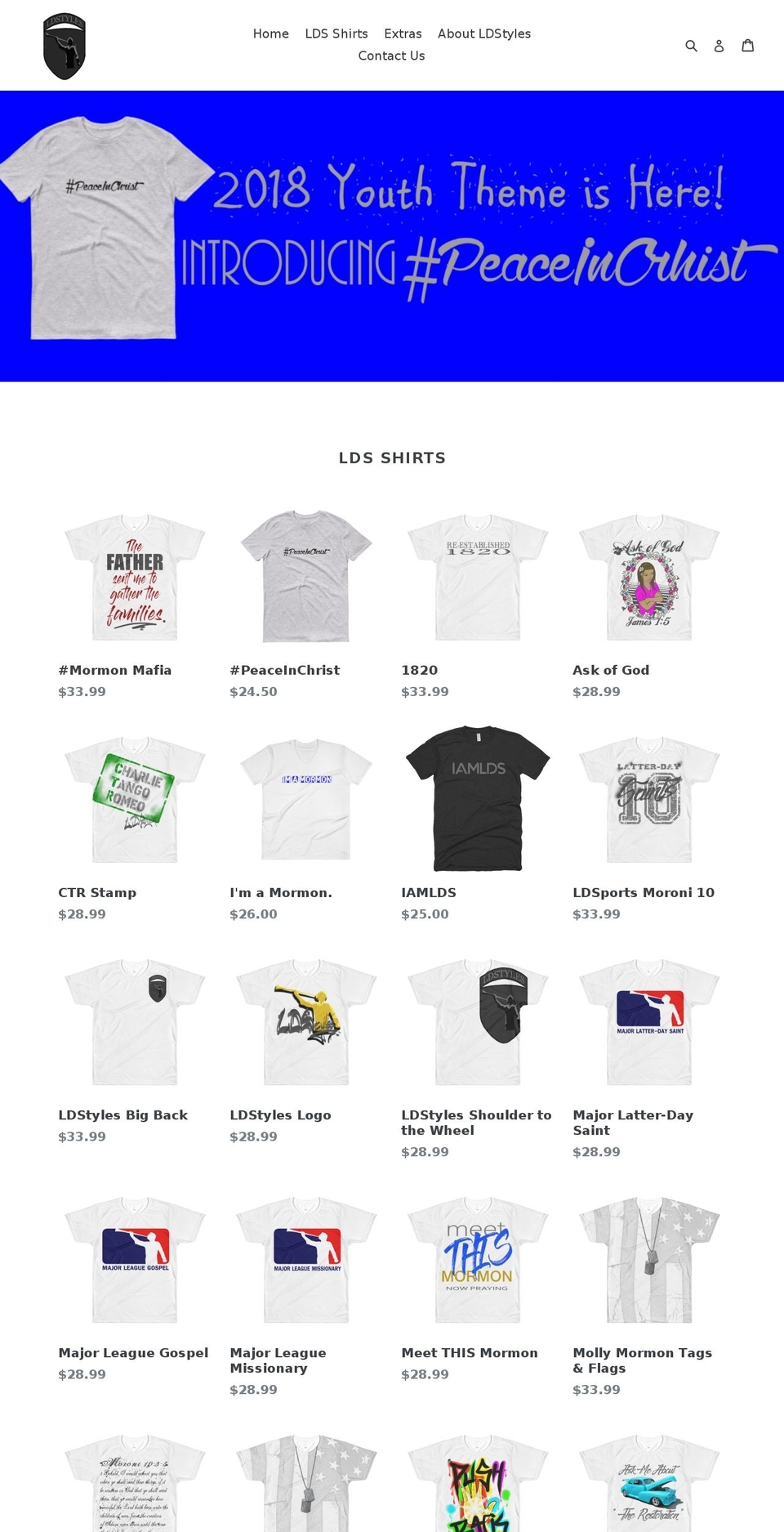 ldstyles.org shopify website screenshot