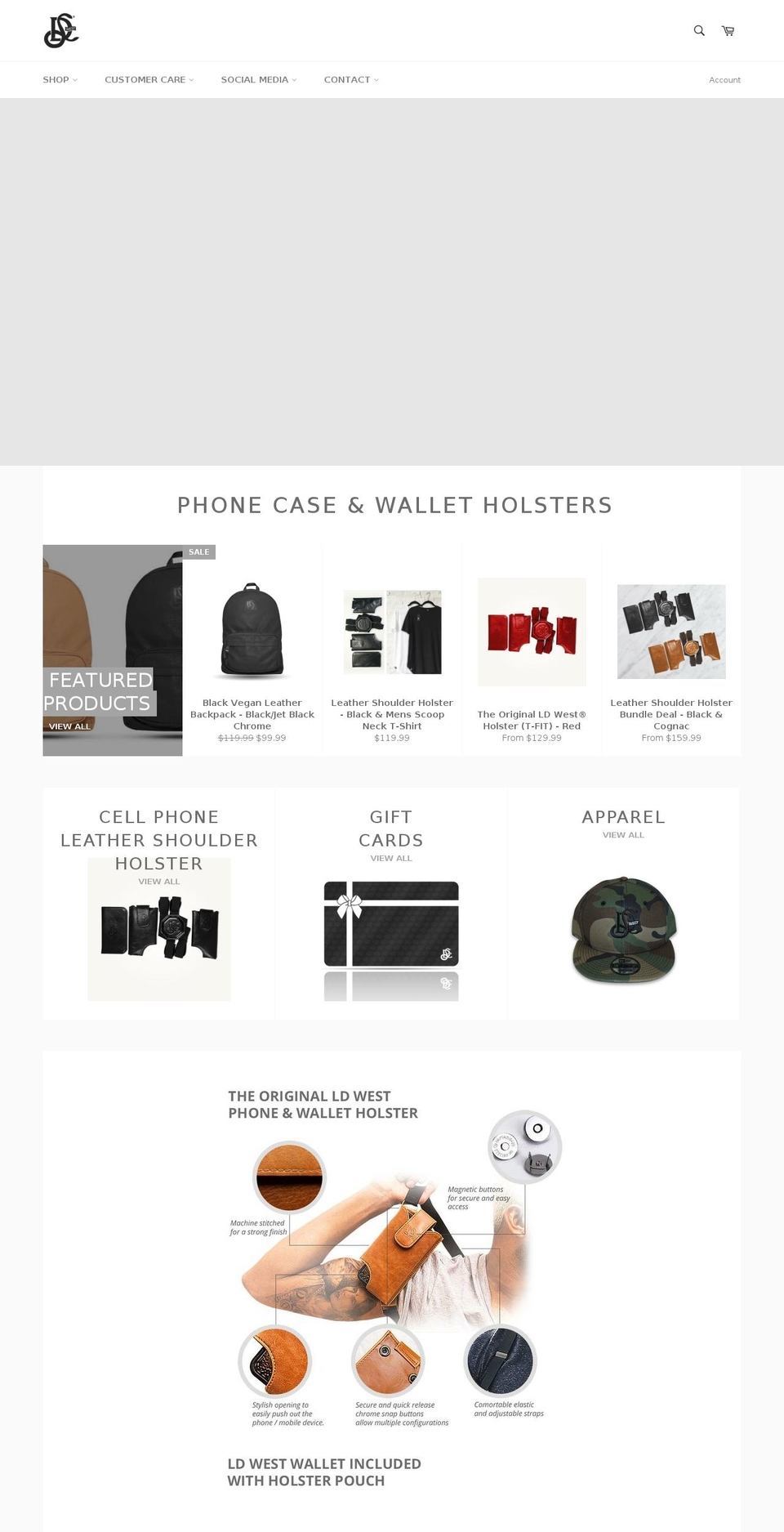 Ira Shopify theme site example ldwest.com
