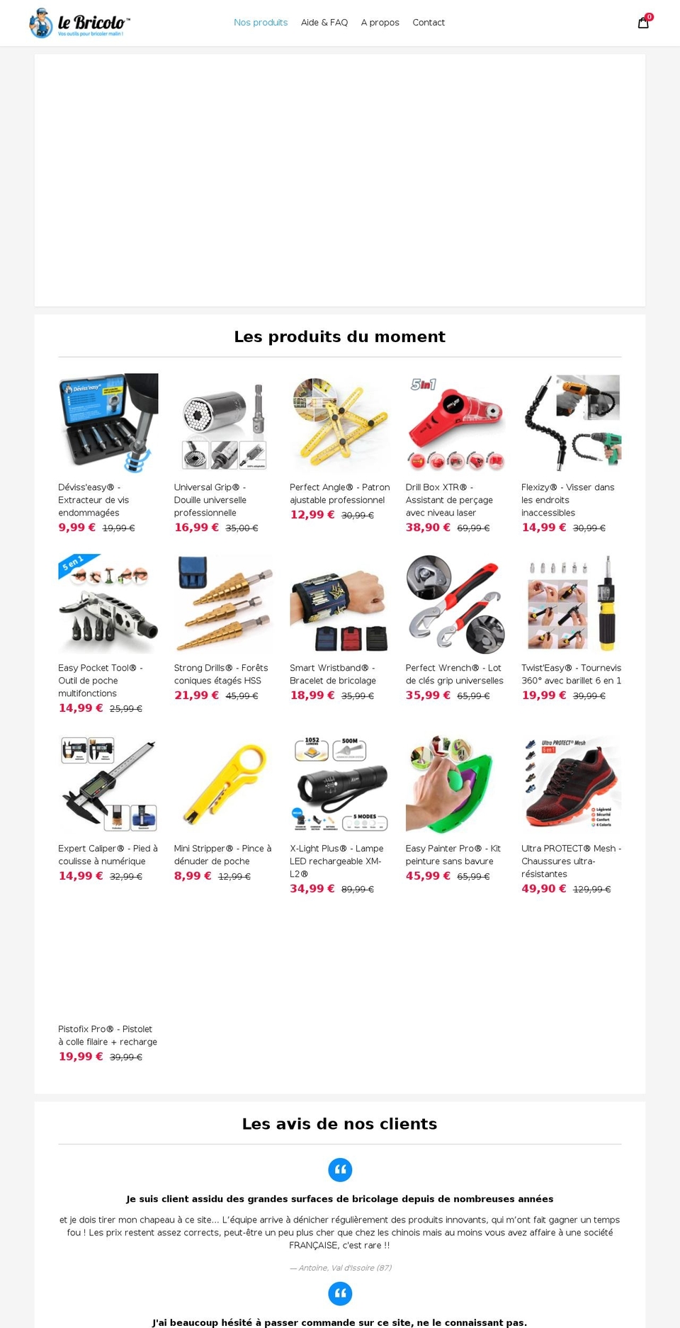 le-bricolo.com shopify website screenshot