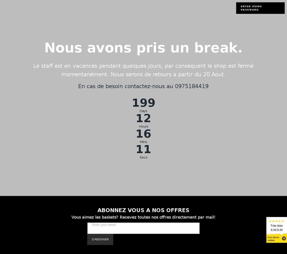 Snkr-Theme-ZAGO Shopify theme site example le-journal-de-mode.com