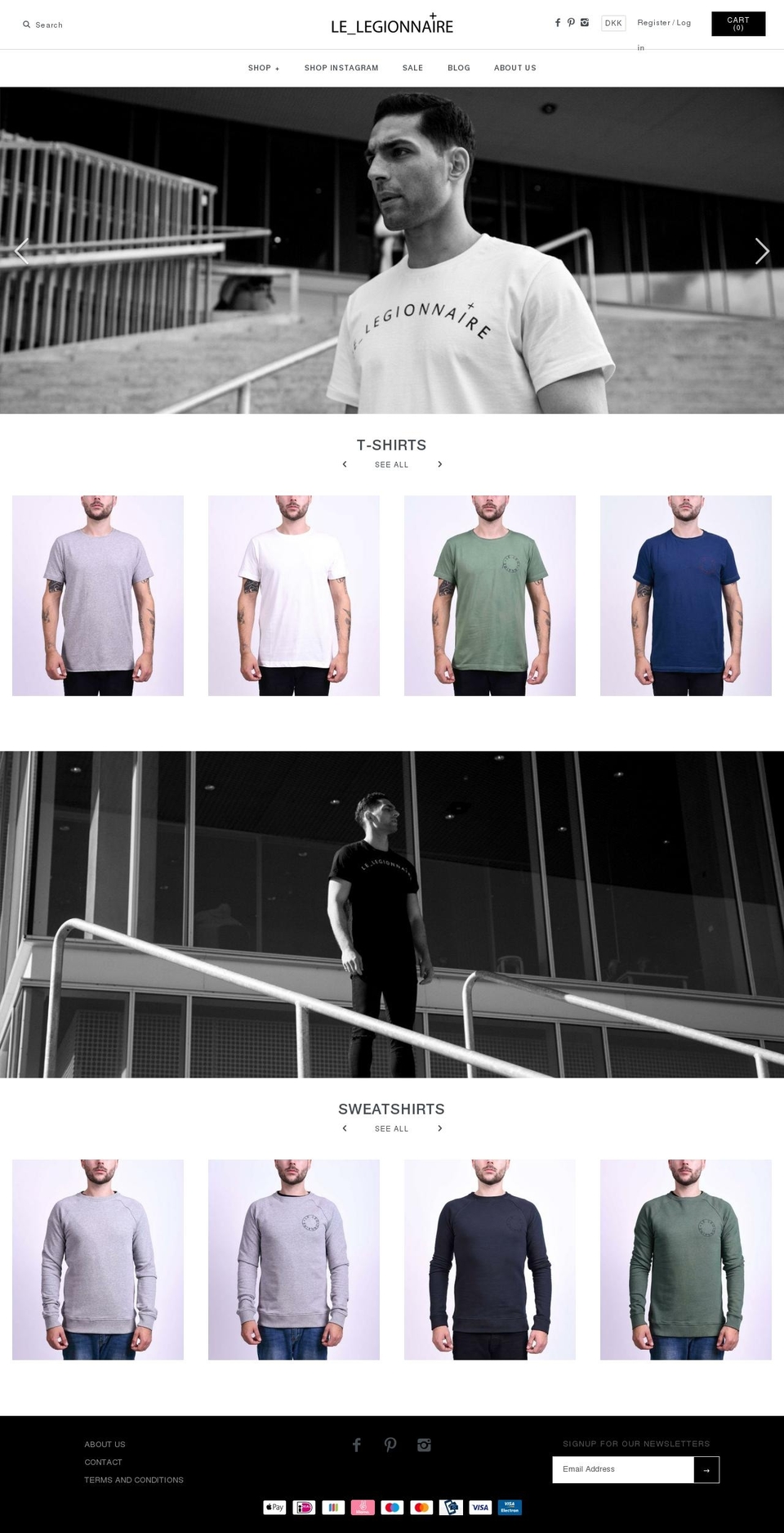 le-legionnaire.com — Shopify storefront screenshot