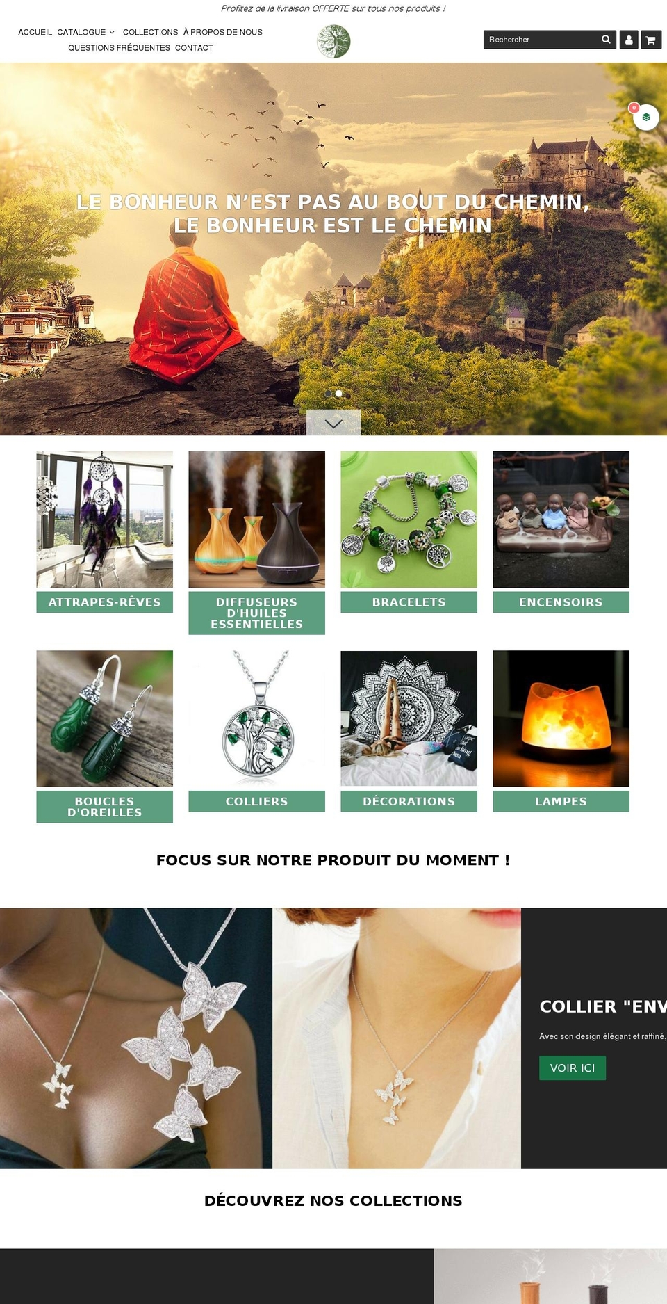 le-monde-du-zen.fr shopify website screenshot