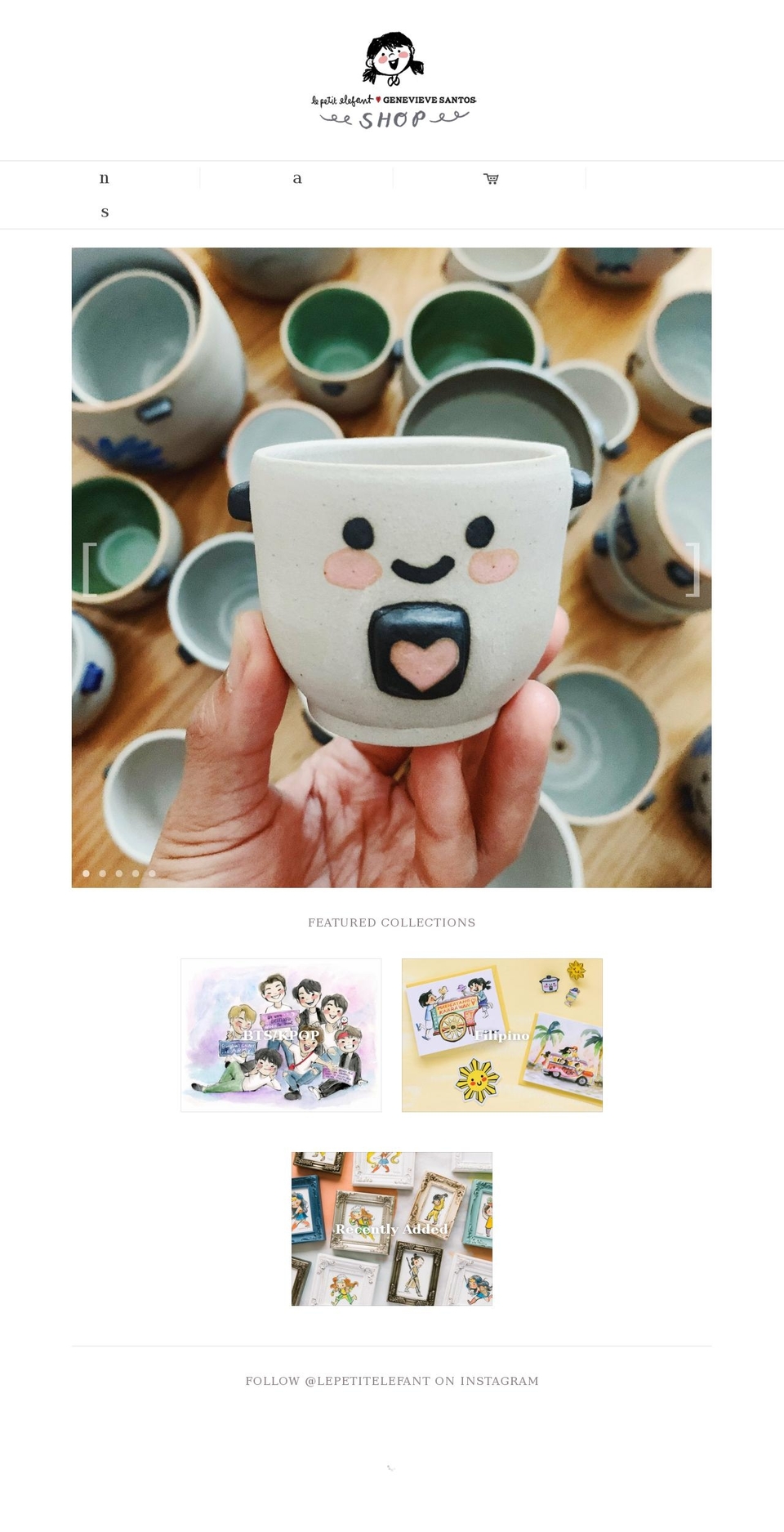 le-petit-elefant.myshopify.com shopify website screenshot