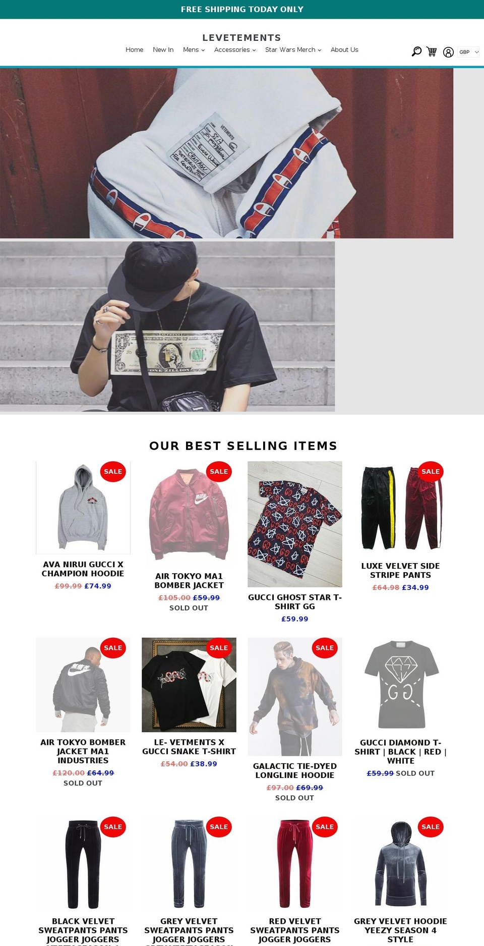 ecom-turbo-2-8 Shopify theme site example le-vetements.com