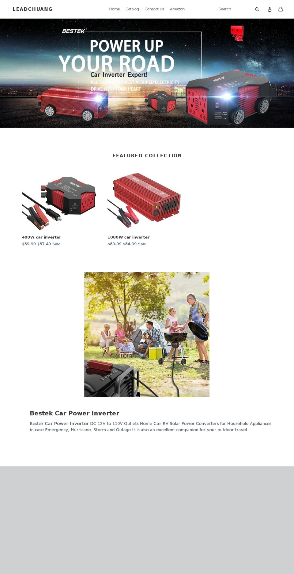 leadchuang.com — Shopify storefront screenshot