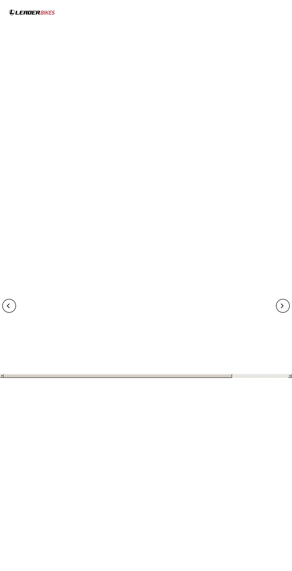 leaderbikesusa.com shopify website screenshot