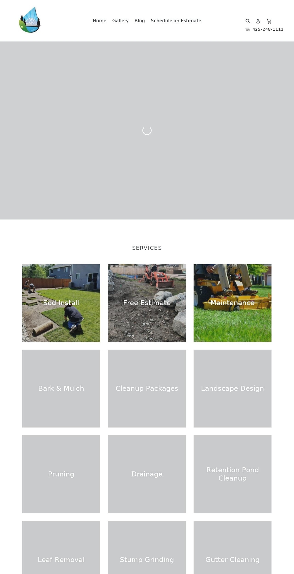 leafremoval.services shopify website screenshot