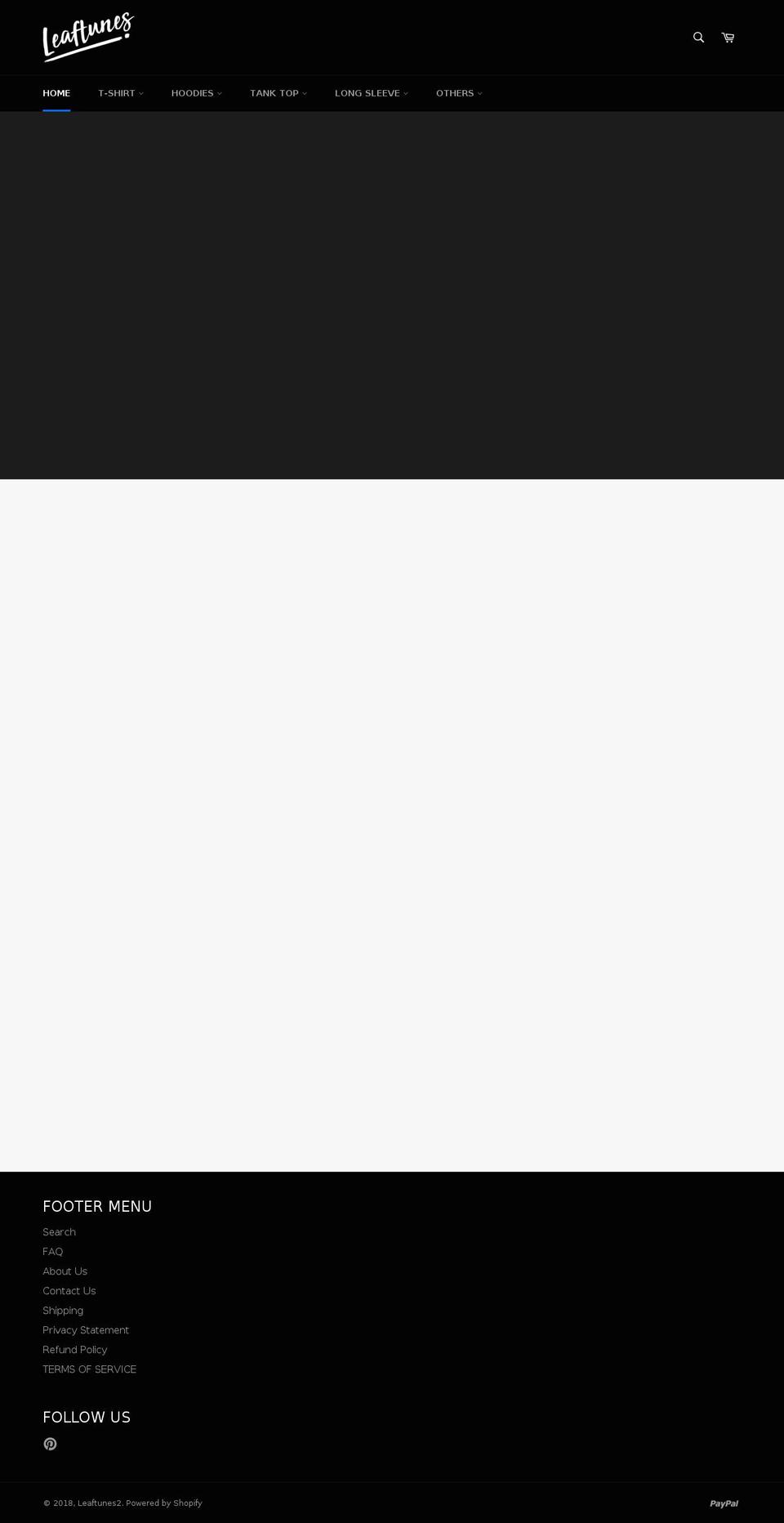 leaftunes.com — Shopify storefront screenshot