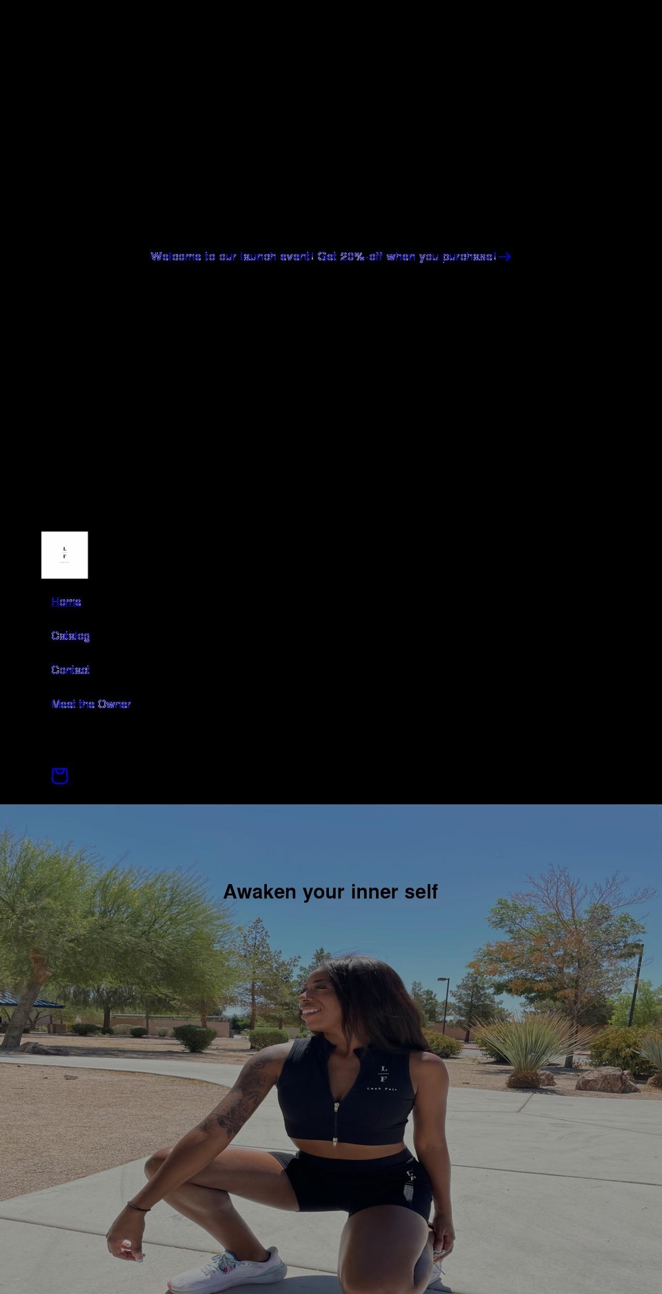 leahfair.com shopify website screenshot