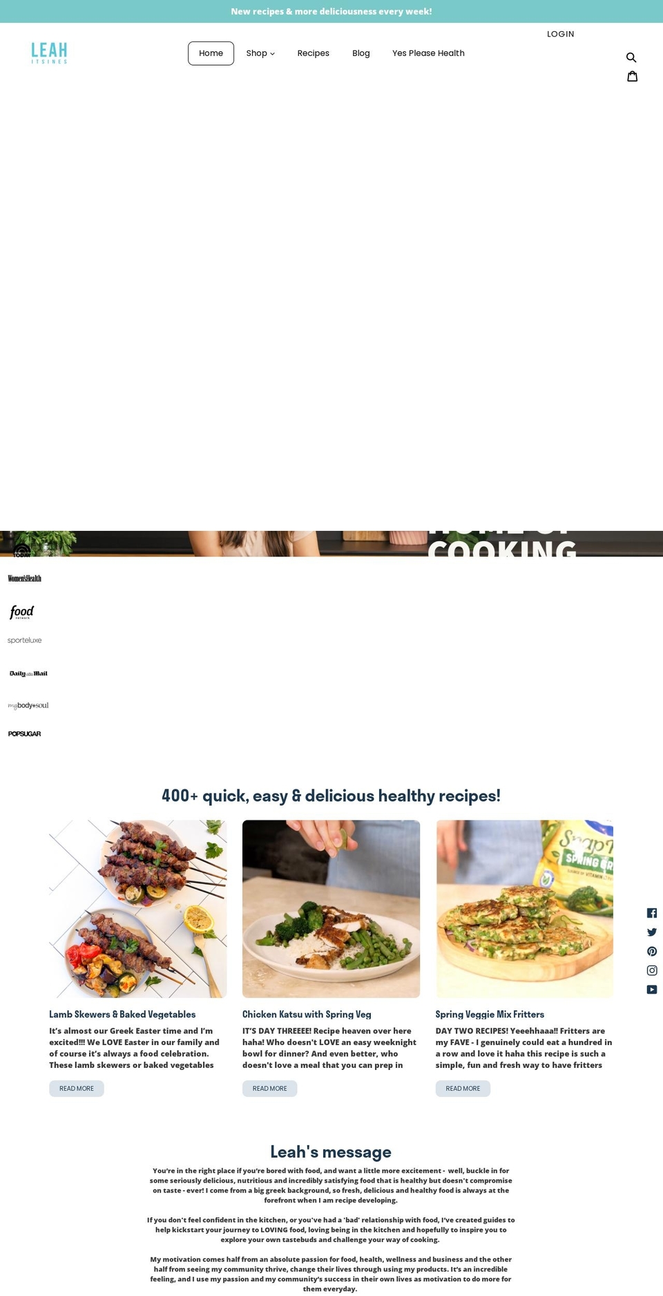 leahitsines.com.au shopify website screenshot