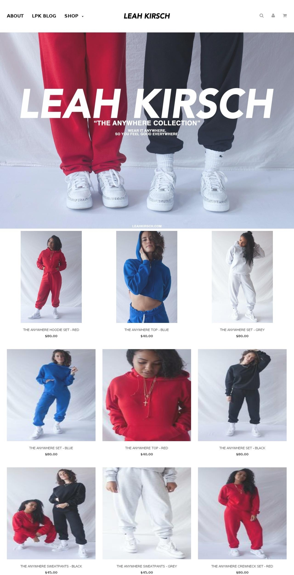leahkirsch.org shopify website screenshot