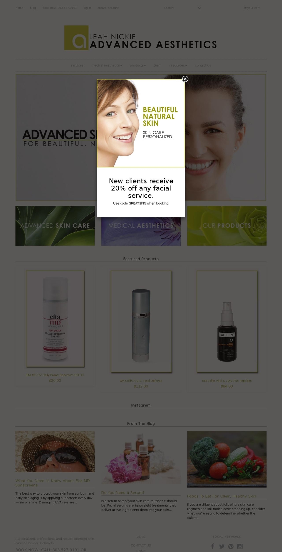 leahnickie.com shopify website screenshot