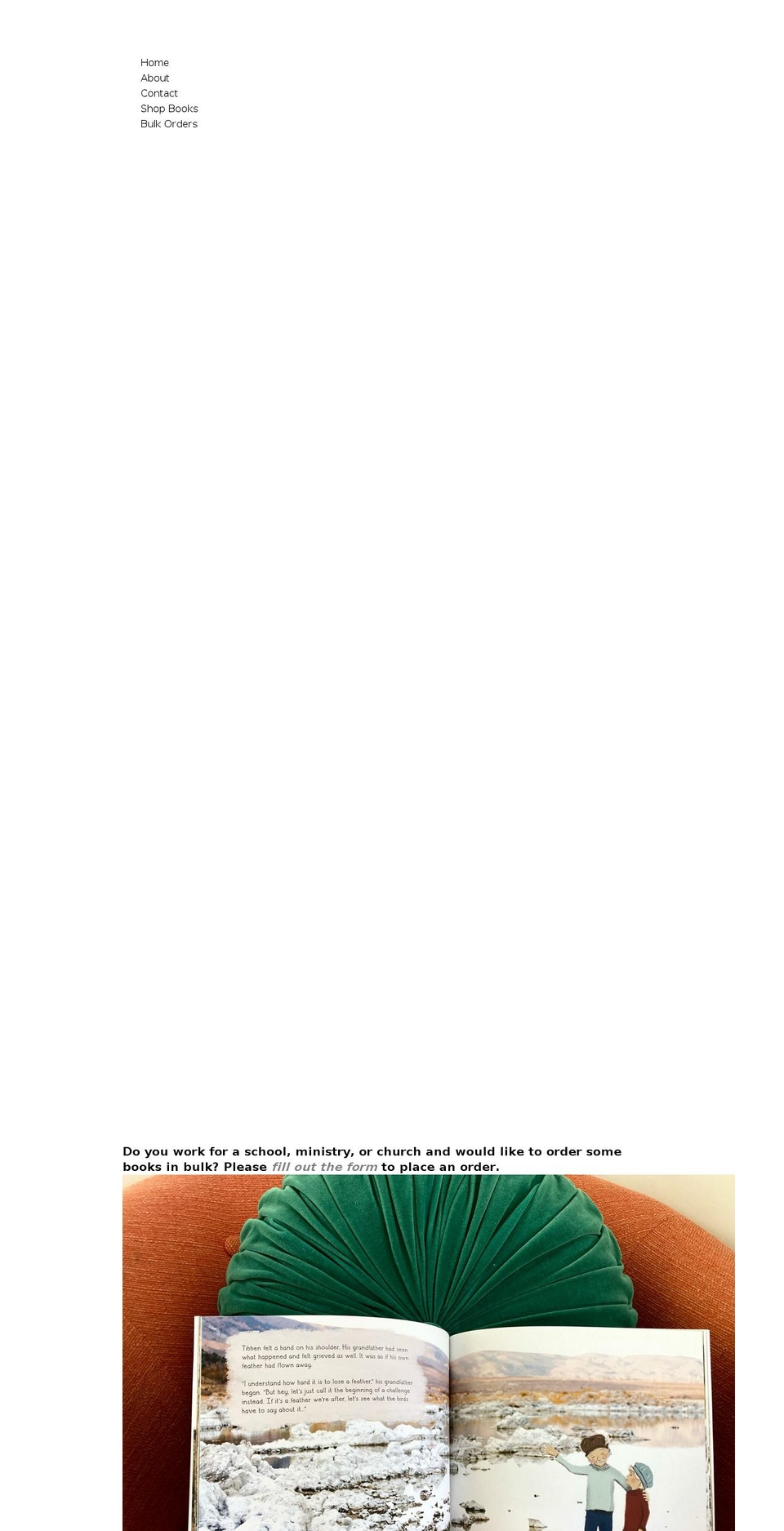leahvisauthor.com shopify website screenshot