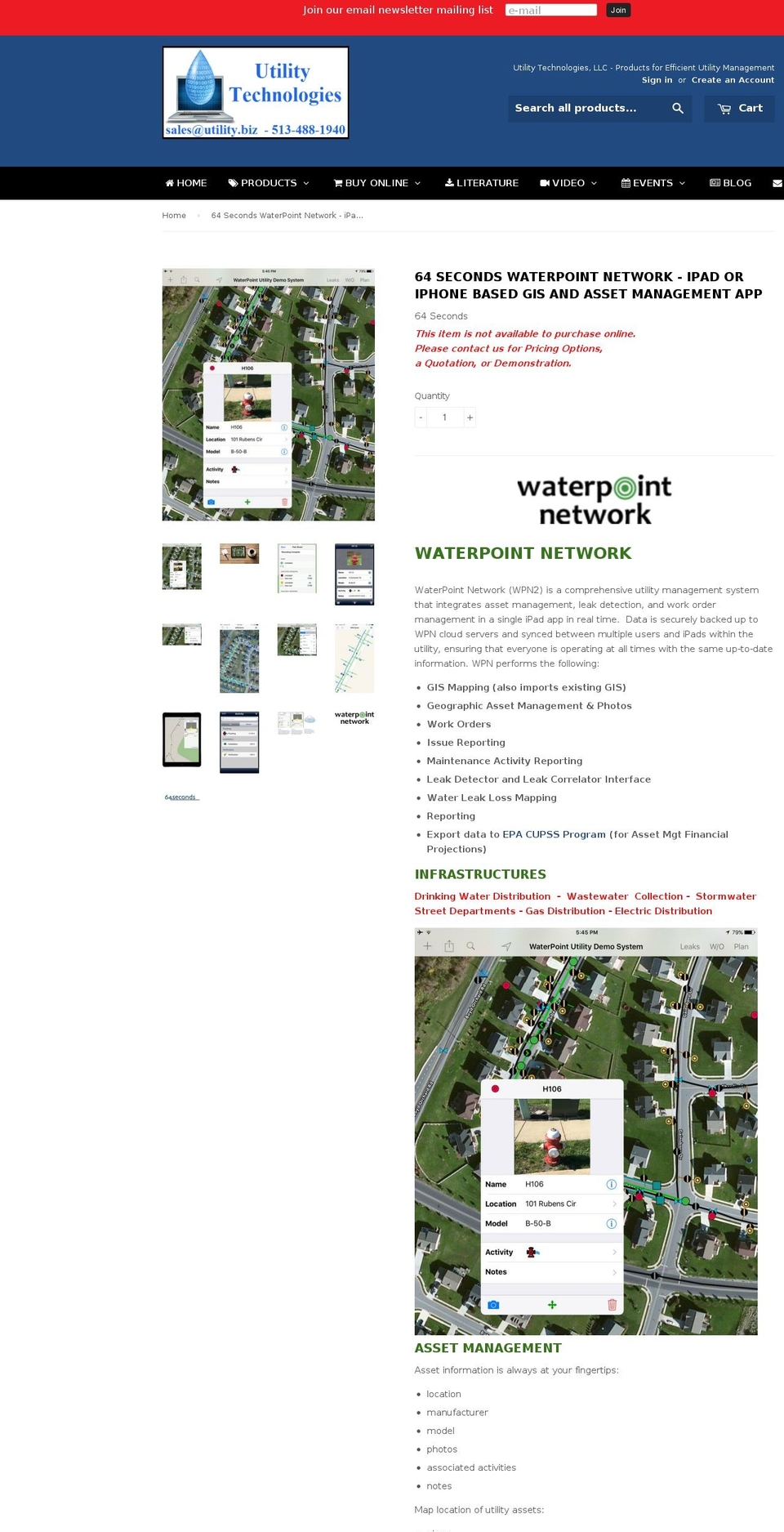 leakmapping.com — Shopify storefront screenshot