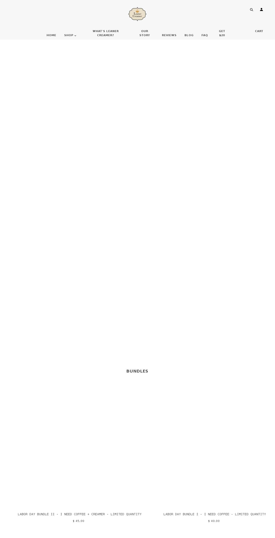 leanerme.org shopify website screenshot