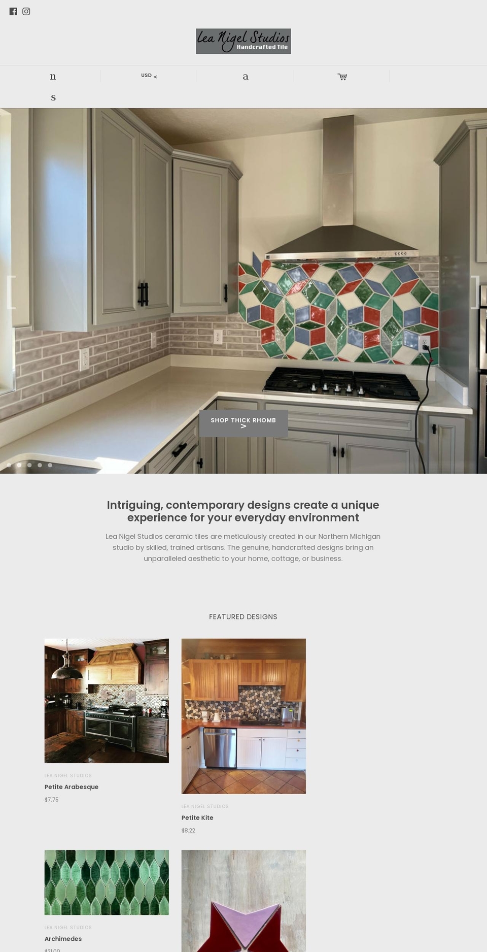 leanigel.com shopify website screenshot