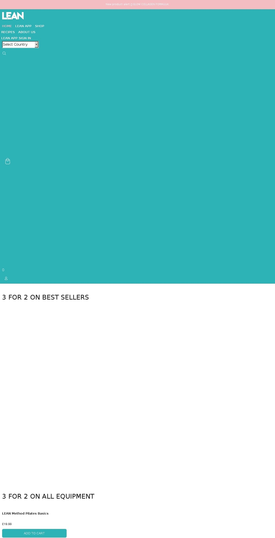 leanwithlilly.com shopify website screenshot