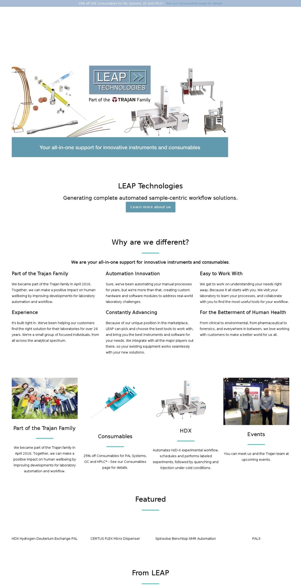 leaptec.com shopify website screenshot