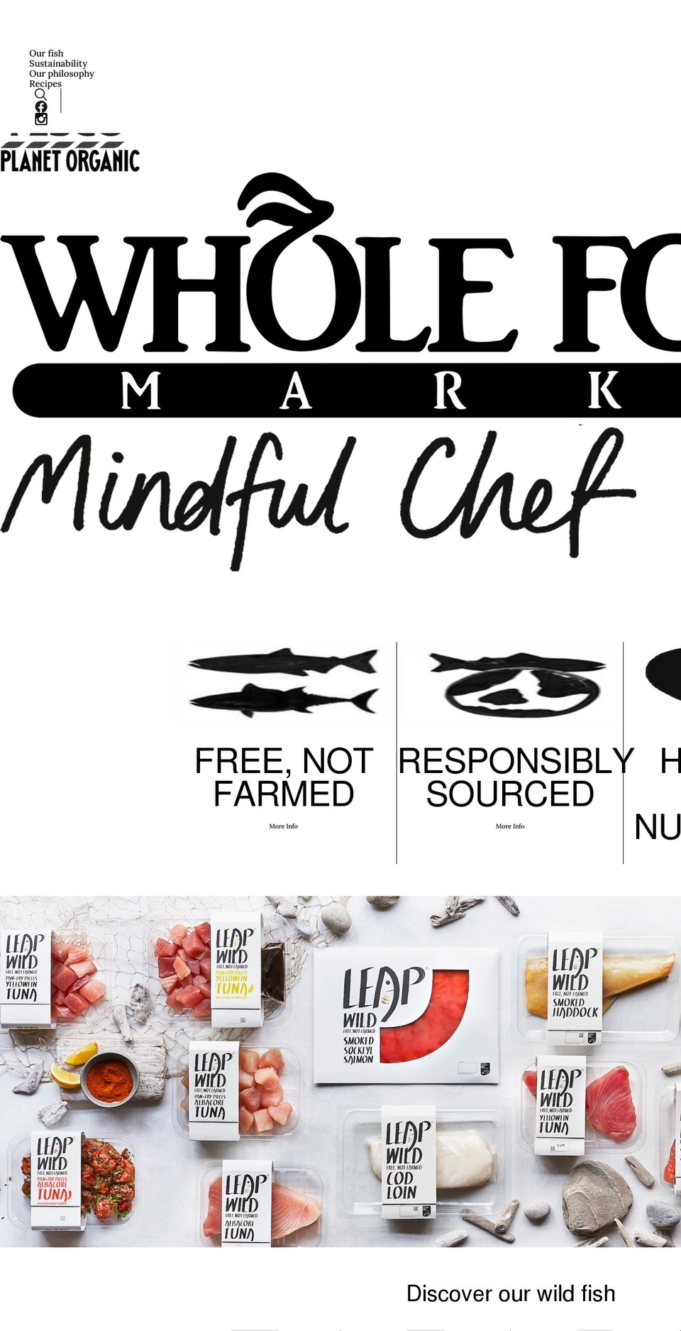 leapwildfish.co.uk shopify website screenshot