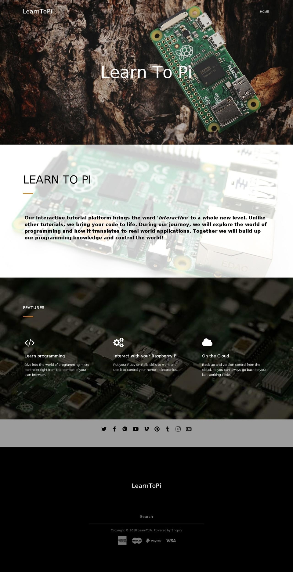 learntopi.com — Shopify storefront screenshot