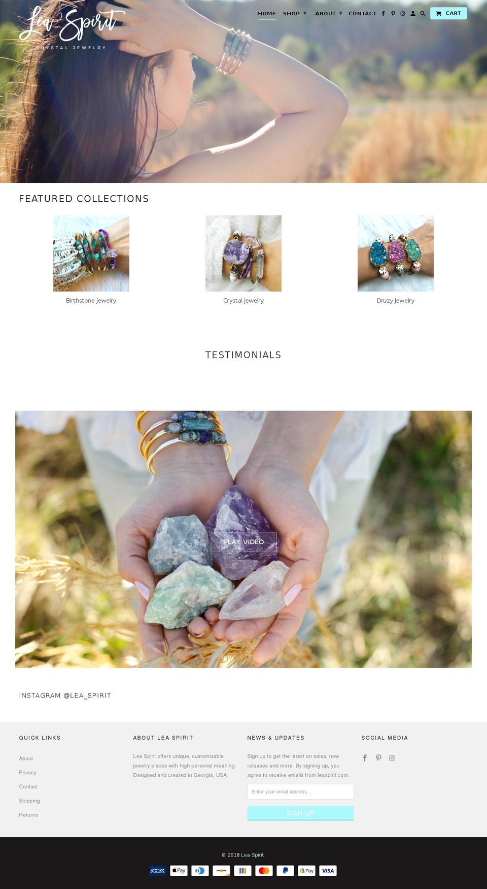 leaspirit.com shopify website screenshot