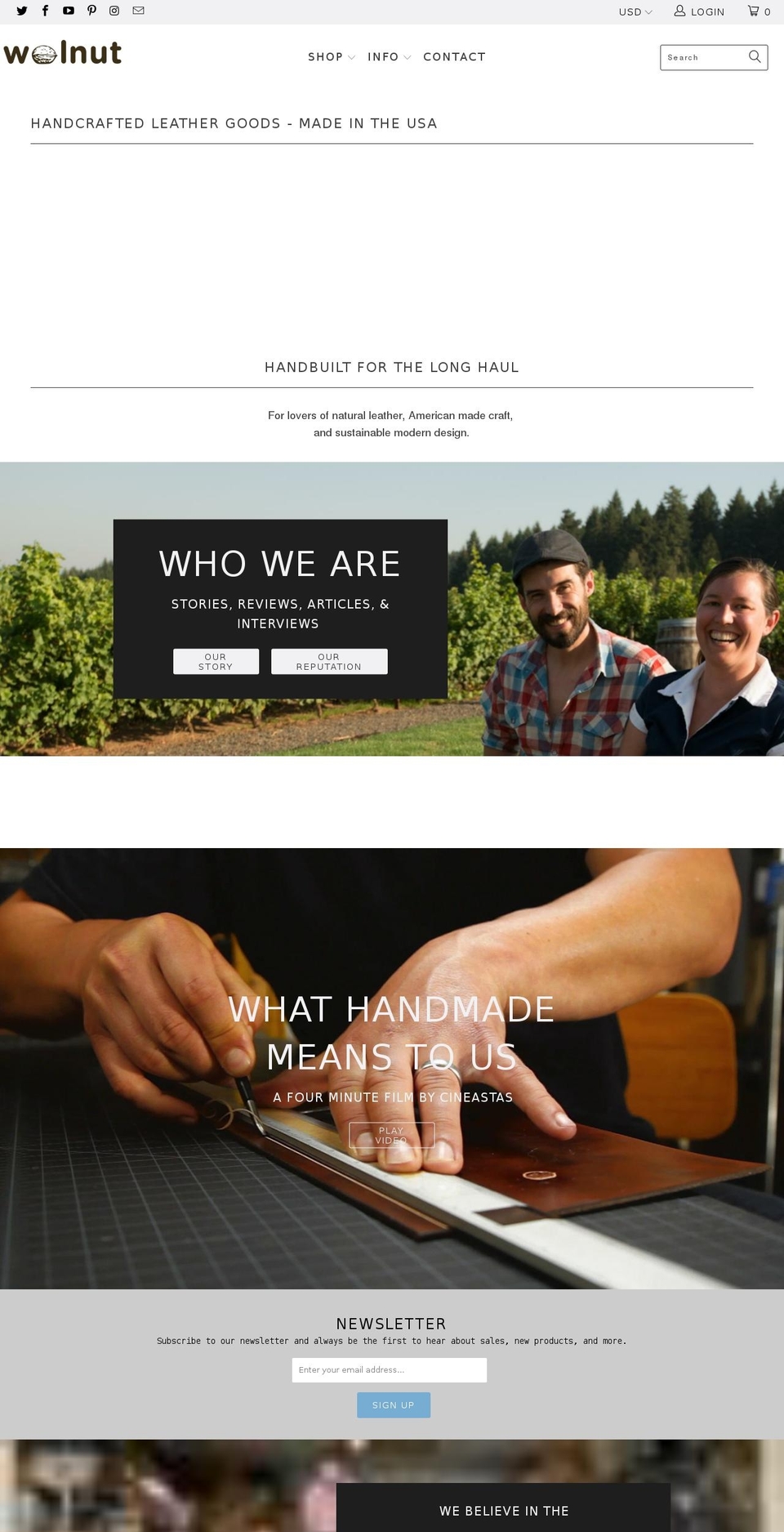 leatherbicycleaccessories.com — Shopify storefront screenshot