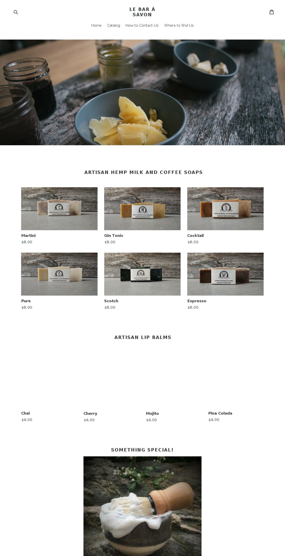 lebarasavon.com — Shopify storefront screenshot