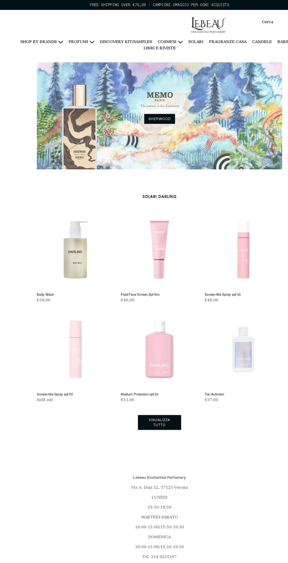 lebeauperfumery.com shopify website screenshot