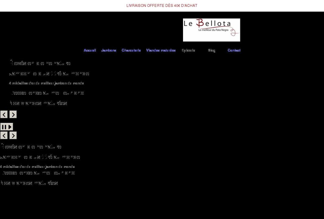 lebellota.fr shopify website screenshot