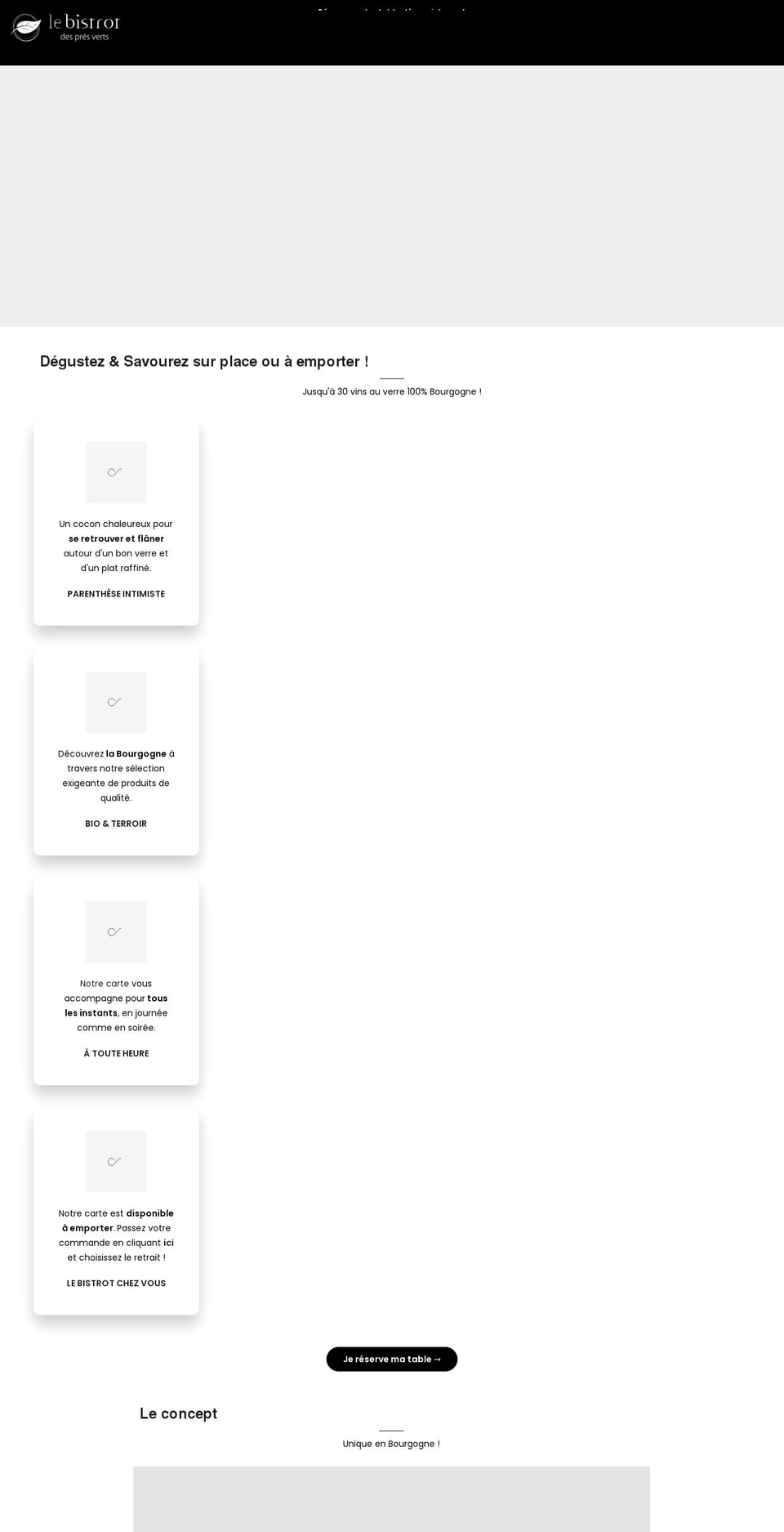 lebistrotdespresverts.com shopify website screenshot