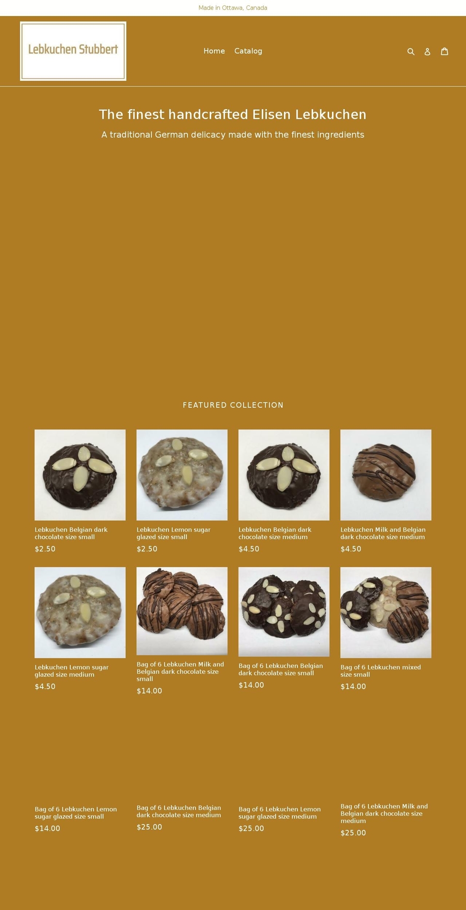 lebkuchen-shop.com — Shopify storefront screenshot