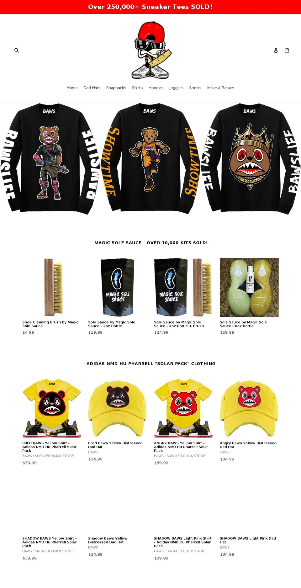 lebroncustomsocks.com — Shopify storefront screenshot