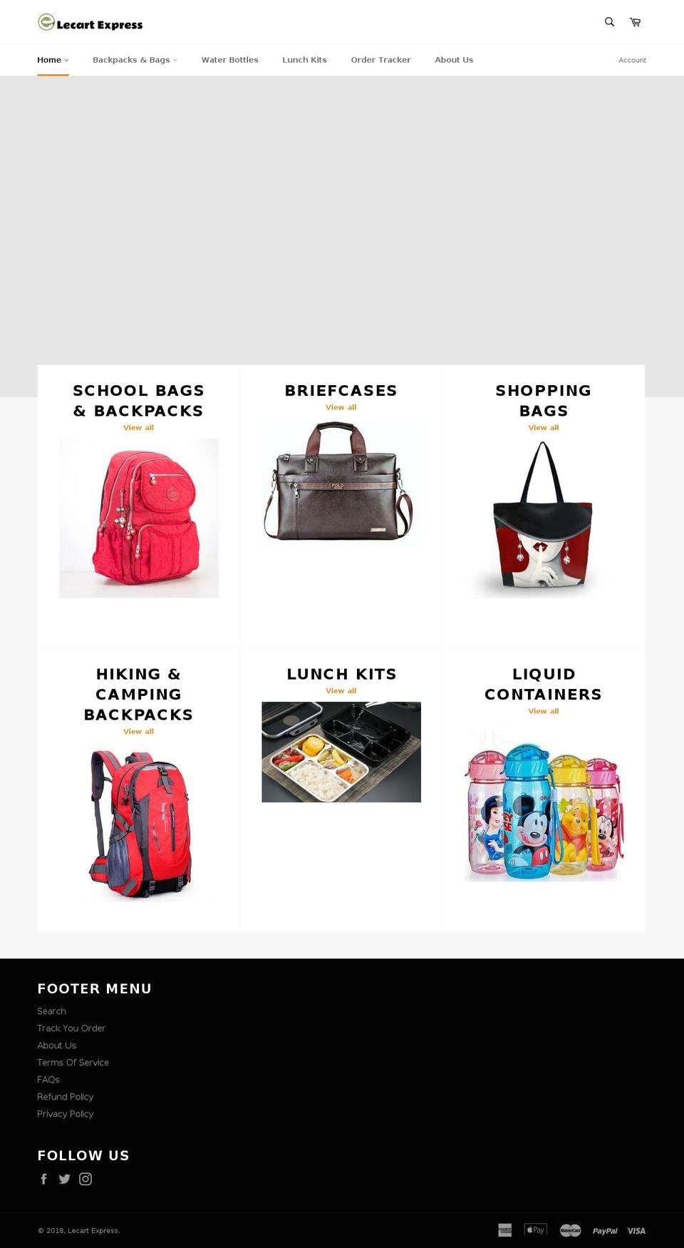 lecartexpress.com shopify website screenshot
