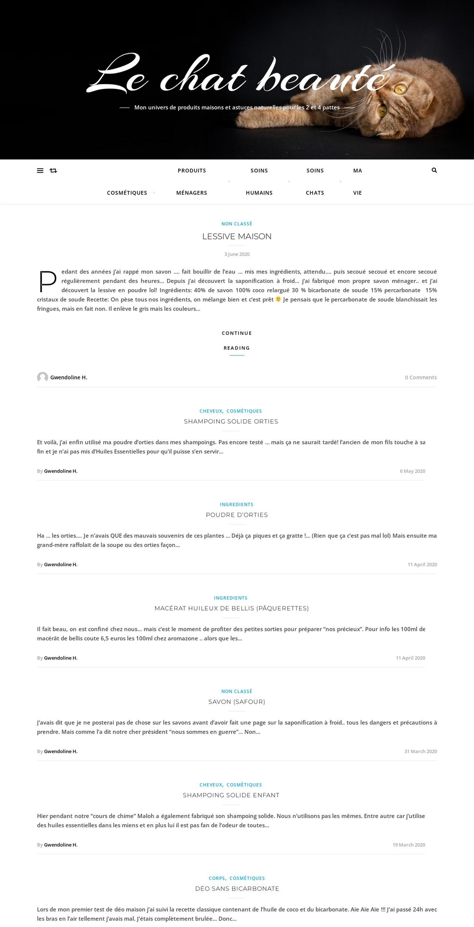 lechat-beaute.com — Shopify storefront screenshot
